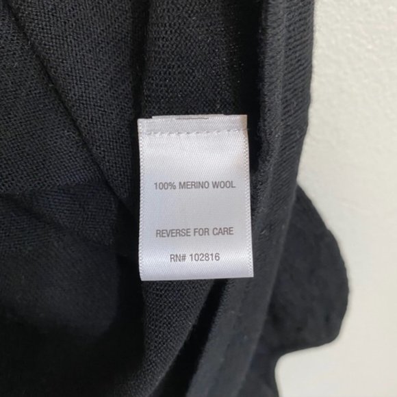 100% Merino Wool Garnet Hill Balloon SleeveSweater - Picture 5 of 6